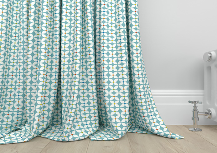 Zap, Azure - Made to Measure Curtains - Image 6
